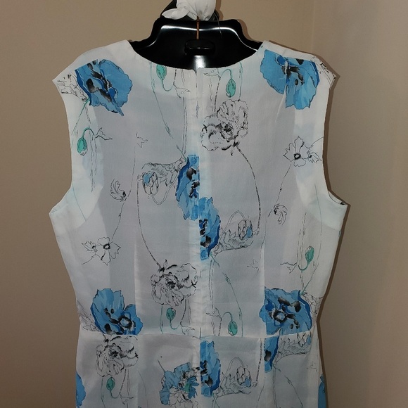 Blue Flower Custom Made Dress - Picture 3 of 8